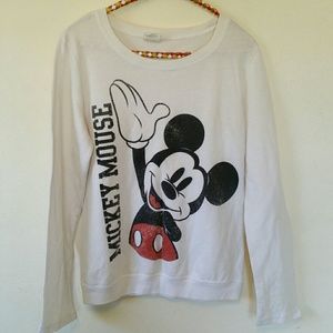 Vintage Disney Mickey Mouse Top Medium
